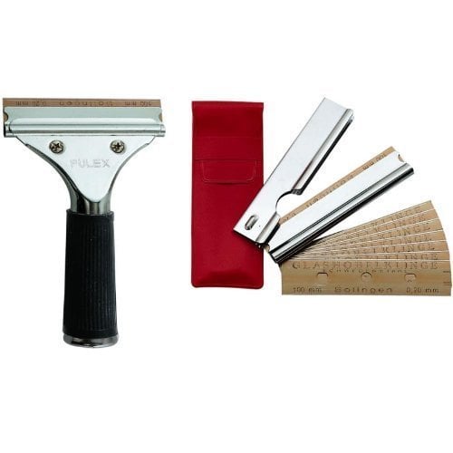 Pulex 10cm Cam Kazıma Seti (Cam Kazıma Aparatı+10 Jilet + Tutamak)