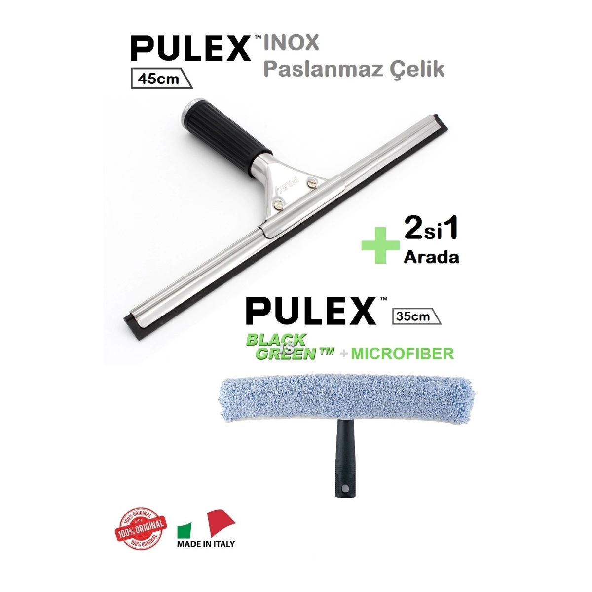 Pulex Cam Silme Aparatı Seti – 45cm Ekonomik Camçek Ve Peluş Takımı