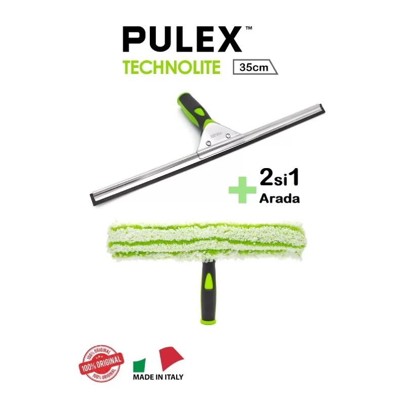Pulex Cam Silme Aparatı Seti – 35cm Technolite Camçek Ve Peluş Takımı